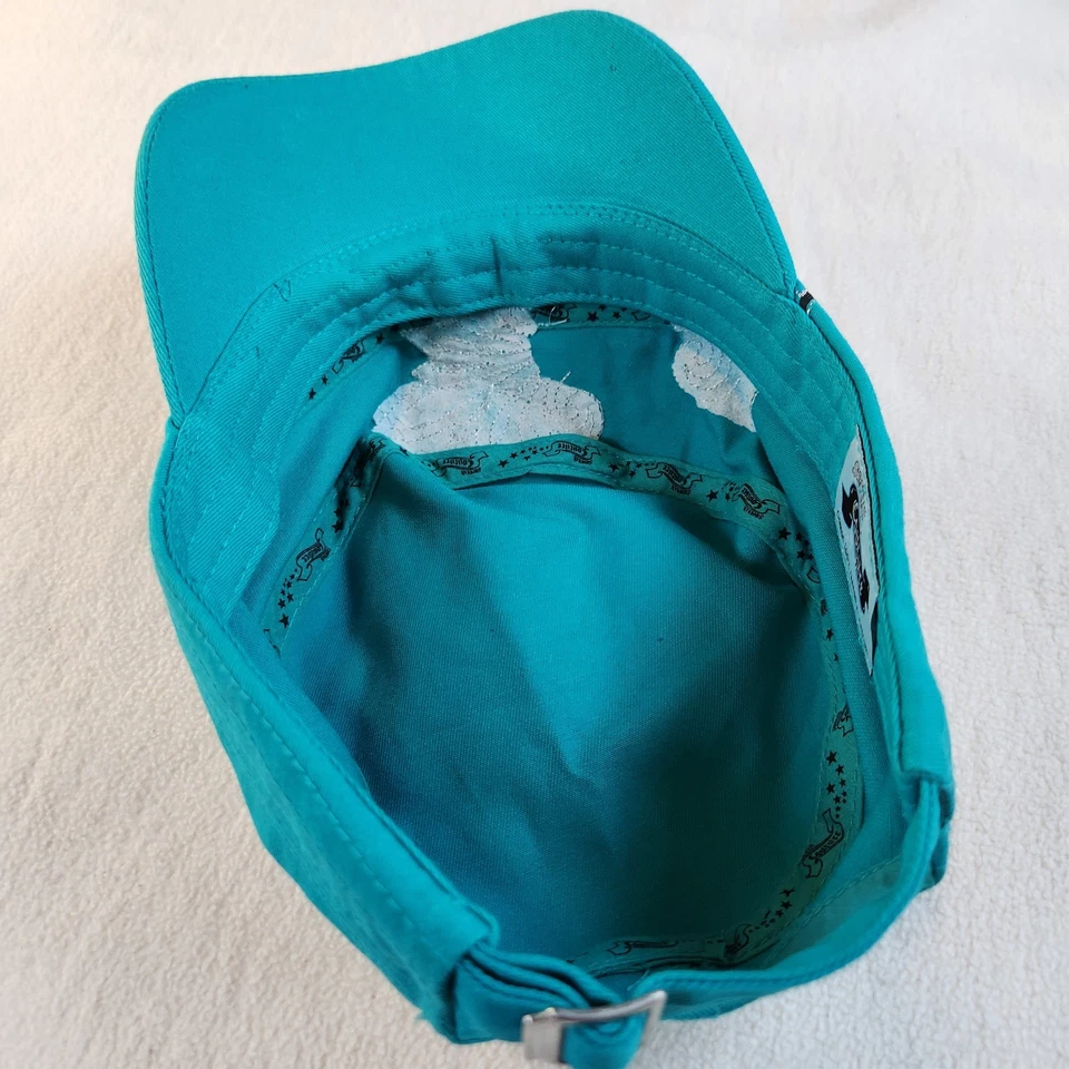 De colección Y2K Showman Alta Costura Estrás Cruz Cadete Gorra Sombrero Ed Resistente Azul Militar  Foto 4 de 4