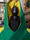 Vintage JAMAICA Green & Yellow Sweatshirt XXL 90s Embroidered Logo Pullover — photo 4