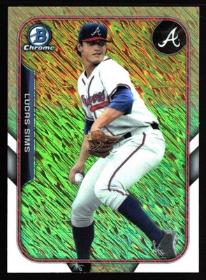 2015 Bowman #FFM-LS Lucas Sims The Farm's Finest Minis