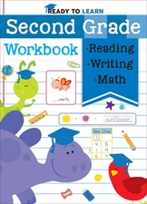 Ready to Learn: Second Grade Workbook: Phonics, Sight Words, Multiplication,...