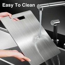 Titanium Cutting Board 100 Pure Non-Stick Double-Size 15 x 24cm in for Kitchen