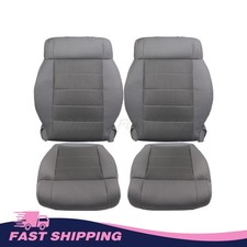 For 2007 2008 2009-2012 Jeep Wrangler Sahara Front Bottom Top Seat Cover Gray For 2007 2008 2009-2012 Jeep Wrangler Sahara Front Bottom Top Seat Cover Gray