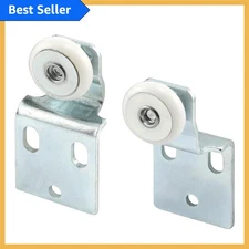 Versatile Sliding Door Roller Kit - 3/4 In. Wheels with Convex Edges, 4 Pack