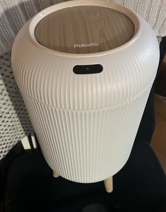 Pukomc 2-Pack Smart Sensor Trash Can - 3 Gallon + 2.6 Gallon, Touchless, White