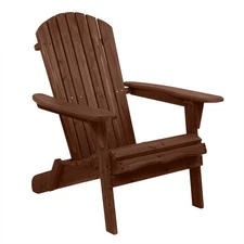 Fold Garden Patio Adirondack Chair Outdoor Furniture Weatherproof for PoolSide