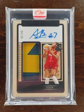 2025 Panini One and One WNBA Aliyah Boston Patch Jersey Autographs /25