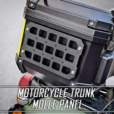 Universal Motorcycle Molle Panel Side Box Tail Storage Hanging Organizer Rack Universal Motorcycle Molle Panel Side Box Tail Storage Hanging Organizer Rack