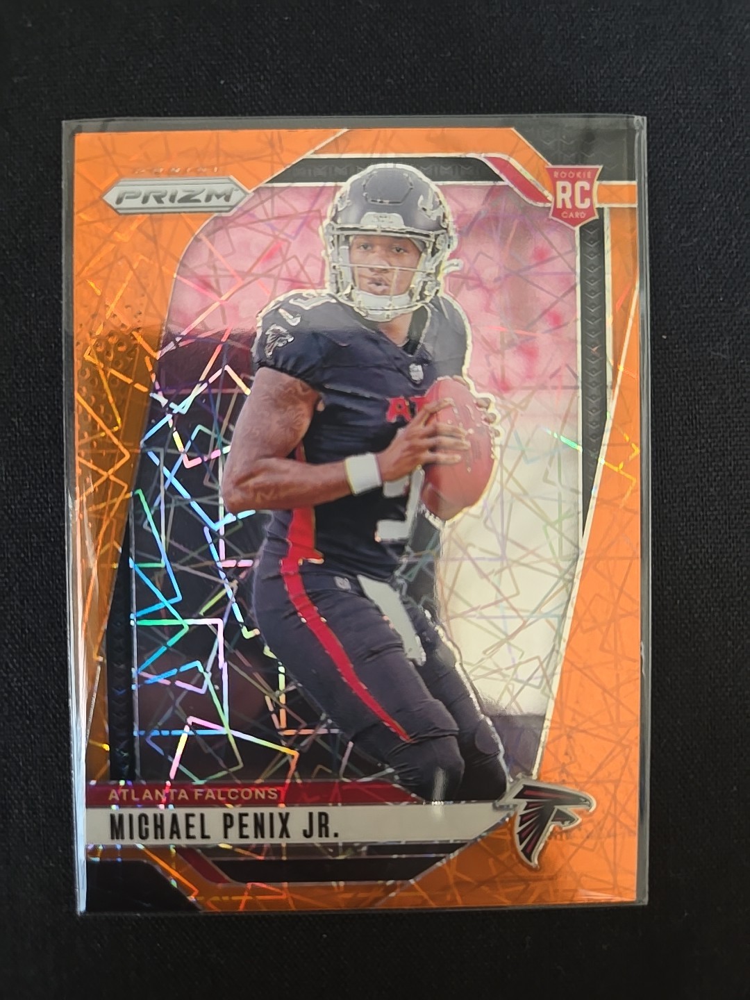 2024 Panini Prizm - Rookies Michael Penix Jr. #378 Lazer Prizm (RC)