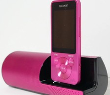 Sony Walkman NW-S14 Pink 8GB MP3 Player Bluetooth  Speaker Dock Japan Tested