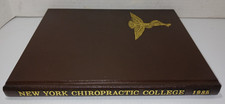 Vintage 1985 New York Chiropractic College Yearbook Glen Cove Levittown Clinics