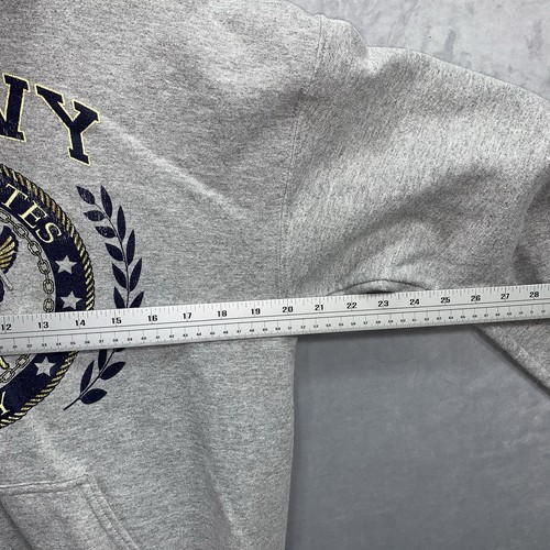 Gildan Heavy Blend US United States Navy Hooded Sweatshirts Size- Medium - Picture 6 of 9