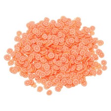 Fake Sprinkles, 30G Orange Resin Faux Sprinkles, Orange Red