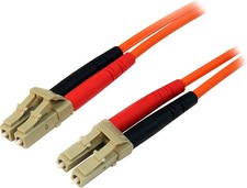 Image of Startech 2m Multimode 50/125 LC-LC Duplex Fiber Patch Cable