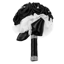  2 Pack Artificial Bridal Bouquet Bride Flower Boquets Flowers Wedding