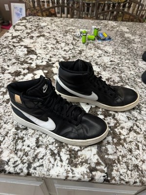 Nike Court Royale 2 Mid Black/White CQ9179-001 Men's Size 10.5 w/free shipping!