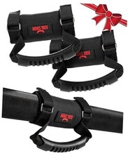 Roll Bar Grab Handles - SXS, ATV,  UTV Grab Handles Grips Black 2-PK