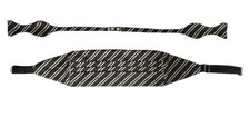 Carrot  Gibbs Striped Cummerbund and Bow Tie Set