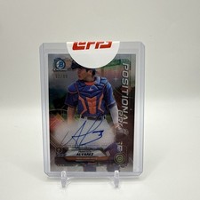 2021 Bowman Chrome Francisco Alvarez Positional Promise Refractor Auto 92/99