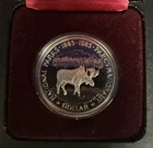 1885-1985 Canada Silver Dollar Proof Coin- National Park In Original Box