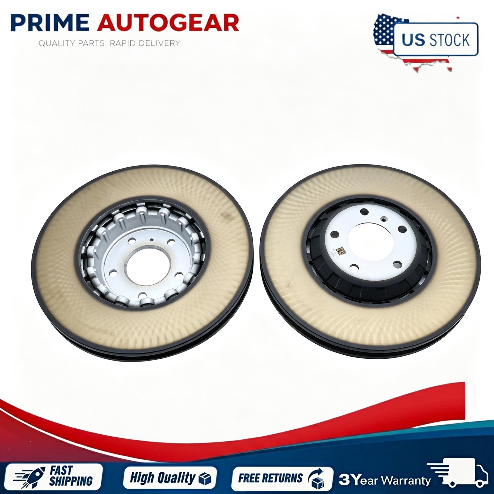 Bentley Bentayga Speed 2016-2023 Front Right Brake discs 2 pcs