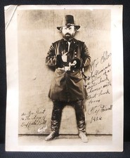 TEX DRISCOLL silent film actor DAYS OF BUFFALO BILL signed photo 1926 Gen Grant