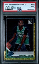 2019 PANINI DONRUSS OPTIC CHOICE-BLACK GOLD #161 TACKO FALL 4/8 PSA 9