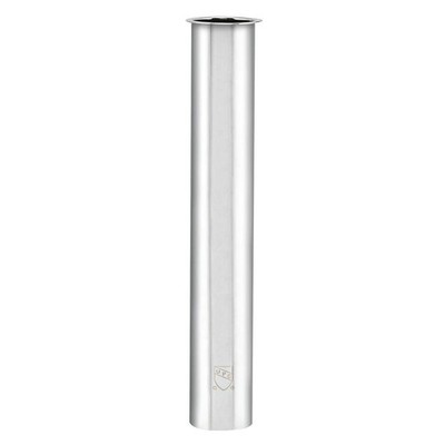 EZ-FLO 1-1/4 x 8 Inch 22-Gauge Steel Flanged Sink Tailpiece, Brass Plumbing F...