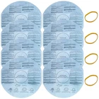 Reusable Wet Dry Vac Filter Compatible with Shop Vac VF2002, 8 filters + 4 bands