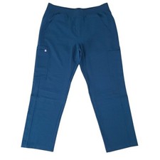 Figs Mens Axim Cargo Scrub Uniform Pants XL Short Carribean Blue