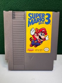 Super Mario Bros. 3 (Nintendo NES, 1990) Complete CIB Near Mint Cart!