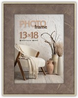 Zep Bilderrahmen Colmar Braun 30X40 Cm Holzoptik WandaufhäNgung Echtglas