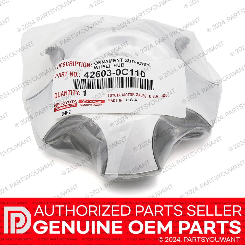 GENUINA Toyota 08-17 Sequoia Tundra OEM Tapacubos Tapacubos Tapacubos 42603-0C110 Foto 4 de 4