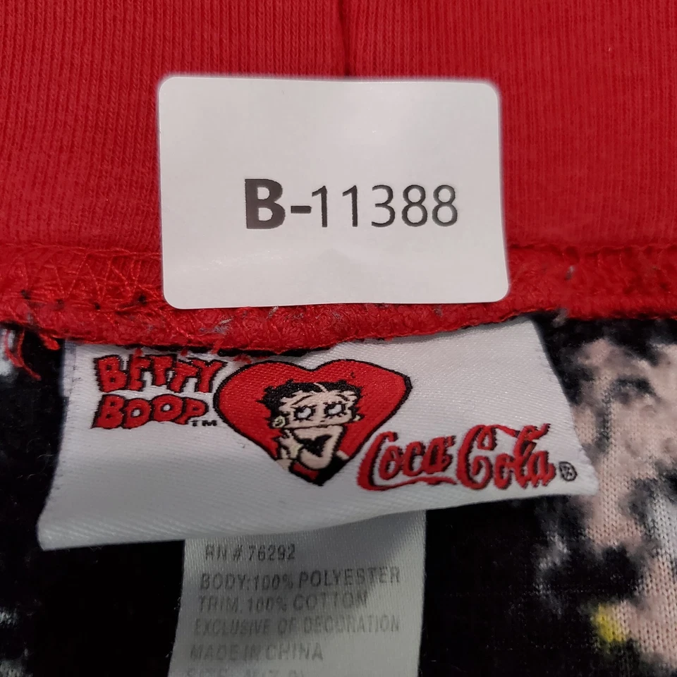 Betty Boop x Coca Cola женщин Sleepwear средний черный пижамы брюки Рождество - Изображение 2 из 4