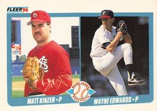 1990 Fleer #652 MATT KINZER / WAYNE EDWARDS MLP, RC