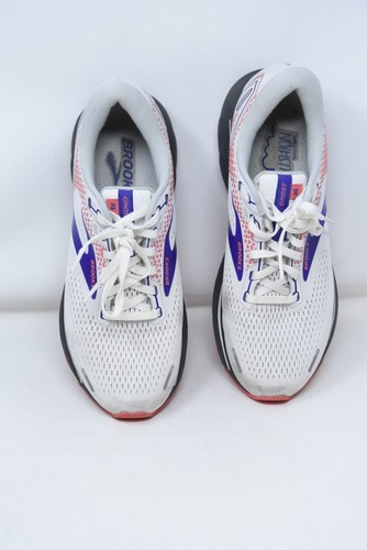 Brooks Women's Ghost 14 Running Shoe - White/Purple/Coral 1203561B192 - Afbeelding 13 van 18