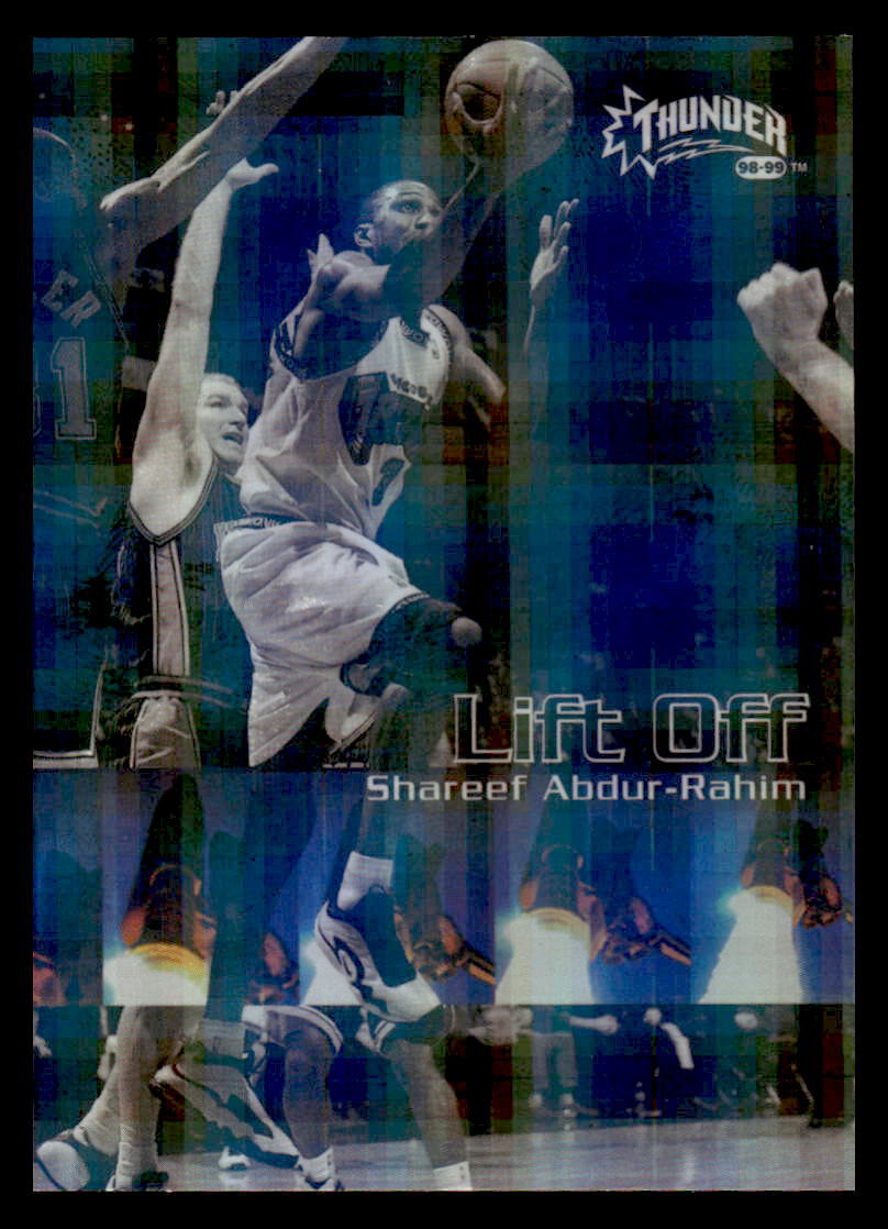 1998-99 SkyBox Thunder #1 LO Shareef Abdur-Rahim Lift Off