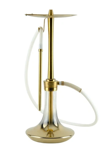 ODUMAN Cosmo Hookah Gold Body Gold Glass Hookah Shisha Waterpipe