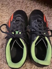 Adidas X SpeedPortal.3 .TF Indoor Soccer Cleats Black Orange GW8465 Youth Size 3