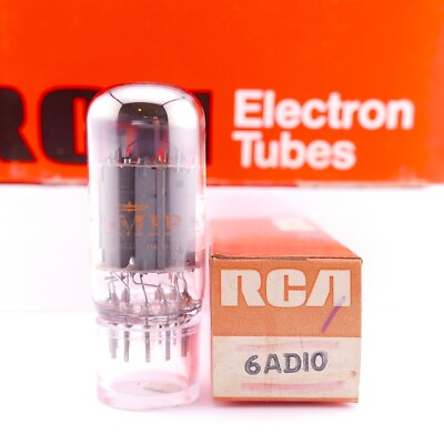 One  RCA 6AD10 Tube NOS NIB Excellent B&K 606 Test Results