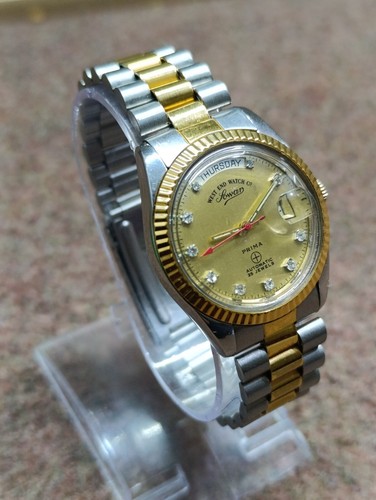 West End Co President Diamond Dial Automatic Gents Watch, 37mm Swiss 145027-35 - Picture 4 of 17