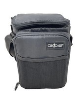 Clik Case 12CD DVD Portable Storage Carry Case W/Pocket Padded Nylon Travel Bag