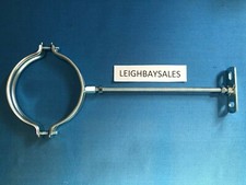 soil pipe 110mm/4" steel stand off bracket clamp heavy duty new