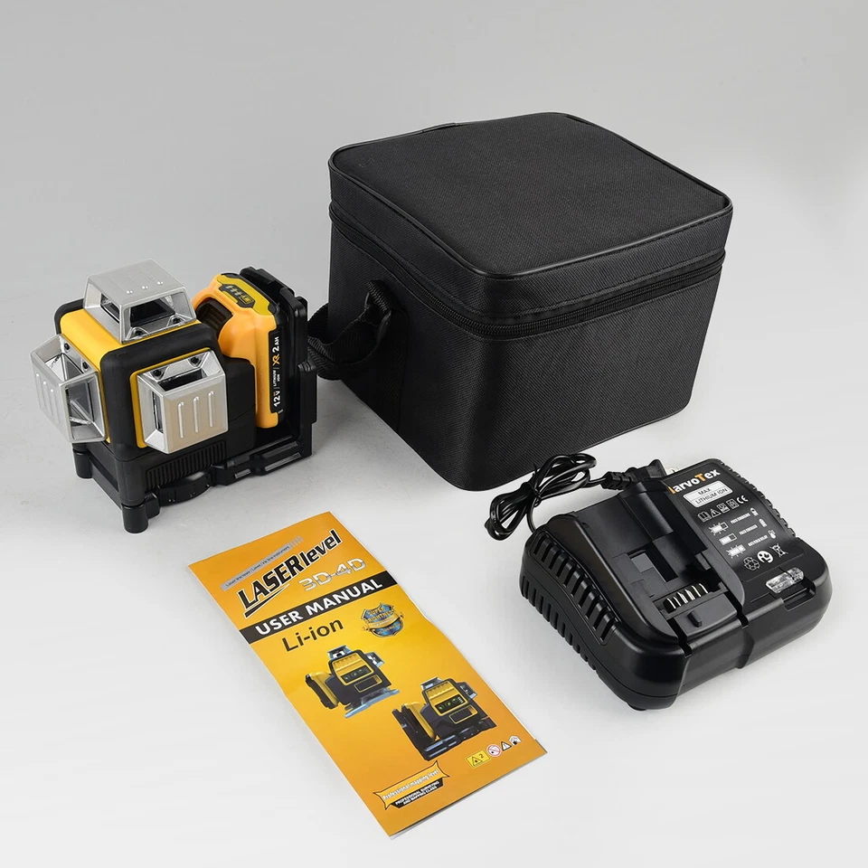 Laser Level for Dewalt 12V Green Line 3 x 360 Vertical 12 Lines +Battery+Charger - Image 1 of 4