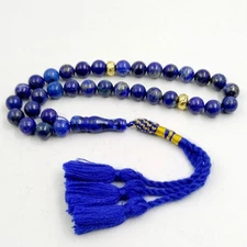 Tasbih Natural lapis lazuli Man's Bracelets muslim prayer beads islamic eid gift