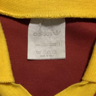 イタリア製 アディダス ASローマ1991/92 ホーム長袖シャツ 欧州Sサイズ Vintage AS Roma 91/92 Home Size S adidas Soccer Long Sleeve