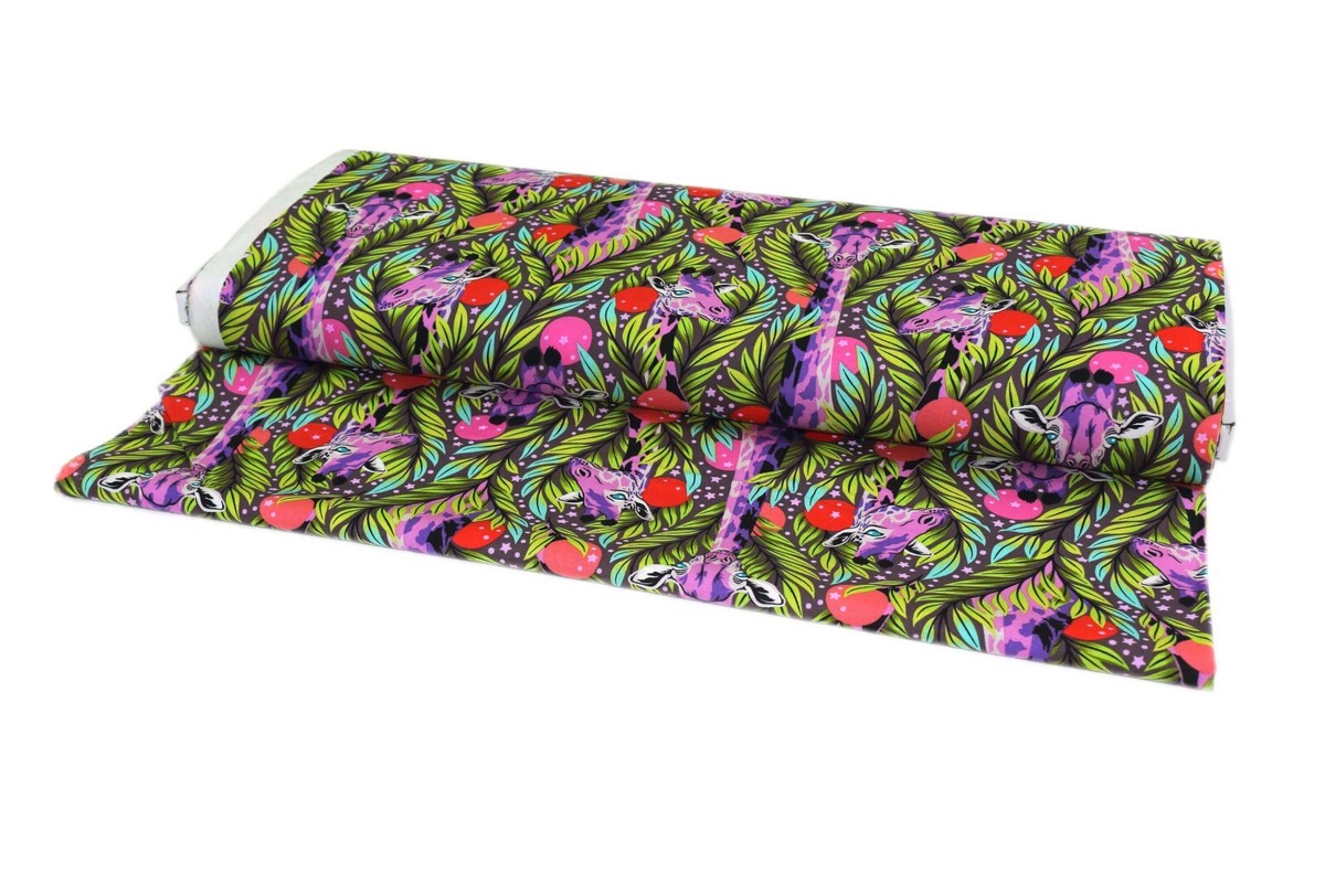 100% Cotton Fabric, 15+ Tula Pink Patterns, Animals - Zoo