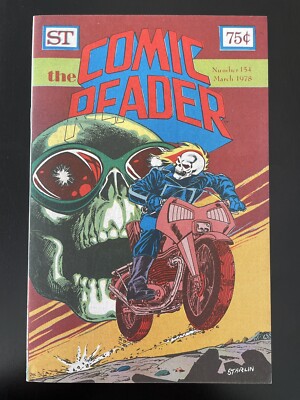 The Comic Reader #154 (1978). Fanzine Ghost Rider. Nice HTF!!!
