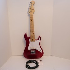 Burswood Child's Electric Guitar Metallic Cherry Red - 31" L !!! W/ Cord