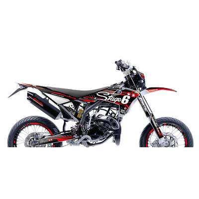 Deko Grafik Set Stage6 rot FANTIC XE 50 ENDURO KOMP. 1999-2010