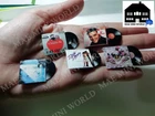 5 VALENTINE'S DAY MINIATURE vinyl record Collection. Scale 1:12